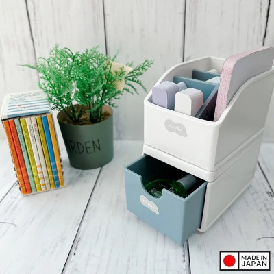 Khay đựng giấy nhớ & đồ dùng văn phòng phẩm Nuube - Xám xanh