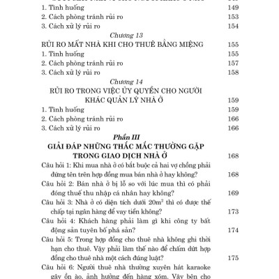 Lưu ý trong giao dịch nhà ở, cách phòng ngừa và xử lý rủi ro