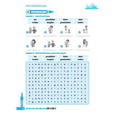 Sách - Global Success - Bài Tập Cuối Tuần Tiếng Anh Lớp 3 - Có Đáp Án - Tập 2 - Minh Thắng