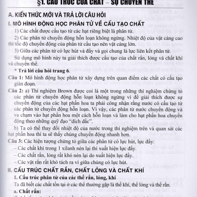 Hướng dẫn trả lời câu hỏi và bài tập Vật lý 12 - Kết nối tri thức