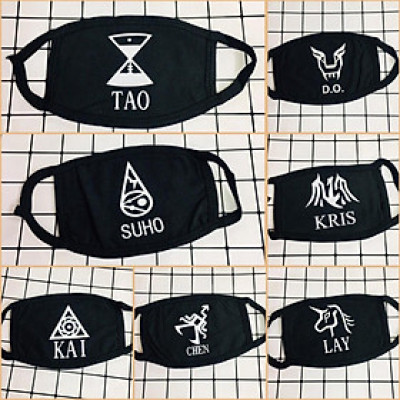 KHẨU TRANG THÀNH VIÊN EXO COMBO 5 CÁI 