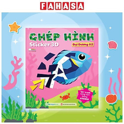 Sách - Ghép Hình Sticker 3D - Đại Dương 02