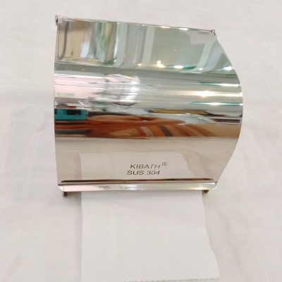 Hộp đựng giấy vệ sinh Kibath inox 304 bóng, KB-717