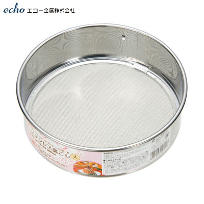 Dụng cụ rây bột làm bánh Echo Metal Φ16cm hàng nội địa Nhật Bản (#Made in Japan)