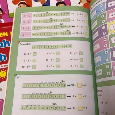 Combo Rèn kĩ năng tính nhanh, tính nhẩm + Rèn kĩ năng Cộng trừ trong phạm vi 100 (không nhớ và có nhớ) - Bí quyết học giỏi toán cho trẻ 6-7 tuổi 