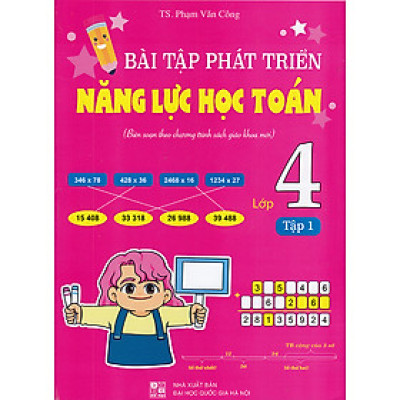 Sách - Bài tập phát triển năng lực học toán 4 tập 1 (Biên soạn theo chương trình sgk mới)