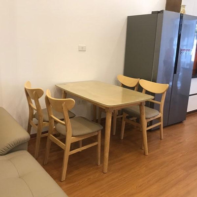 Bàn ăn mango 4 ghế gỗ xoan