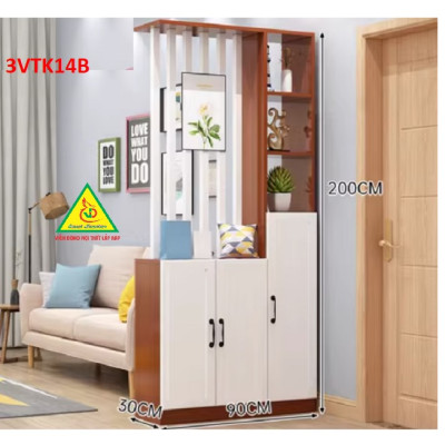 VÁCH NGĂN PHÒNG KHÁCH, NHÀ BẾP, VÁCH NGĂN PHÒNG 3VTK14 - NỘI THẤT LẮP RÁP VIỄN ĐÔNG