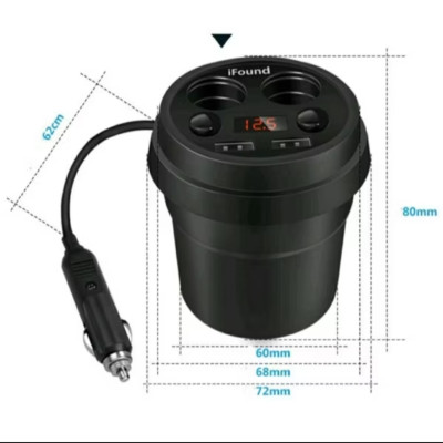 BỘ CHIA TẨU SẠC ĐIỆN THOAI BÁO VON ẮC QUY CAO CẤP TRÊN Ô TÔ