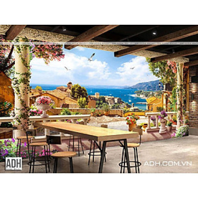 Tranh dán tường phong cảnh