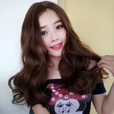 Tóc giả️ 2 mái lửng cao cấp- tặng lưới chùm tóc