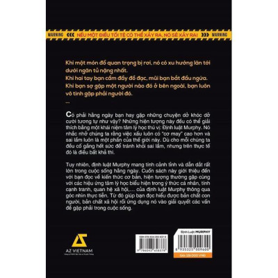 Sách Định Luật Murphy - Mọi Bí Mật Tâm Lý Thao Túng Cuộc Đời Bạn - Bản Quyền