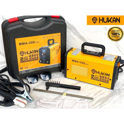 MÁY HÀN ĐIỆN TỬ 200A MMA-200MINI HUKAN  - HÀNG CHÍNH HÃNG