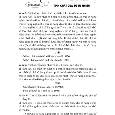 Chuyên Đề Bồi Dưỡng Học Sinh Giỏi Toán 3 	- KV