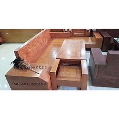 Bộ bàn ghế góc gỗ xoan đào
