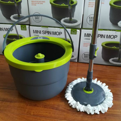 Bộ Lau Nhà Mini Thép Không Gỉ Ettom Lock&Lock ETM498 - 2 Bông Lau