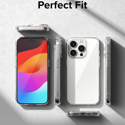 Ốp Lưng Trong Suốt Ringke Fusion Dành Cho iPhone 15 Pro Max / 15 Pro / 15 Plus / 15, Viền Dẻo, Lưng Chống Ố Vàng - HÀNG CHÍNH HÃNG