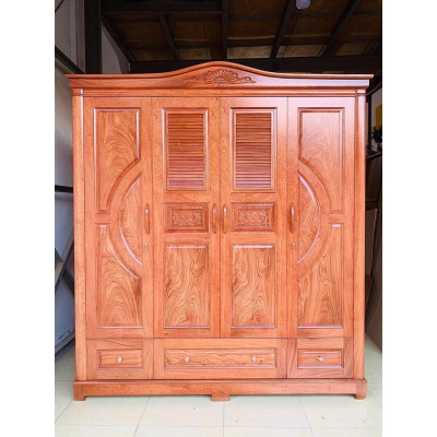 Tủ quần áo xoan đào 4 cánh