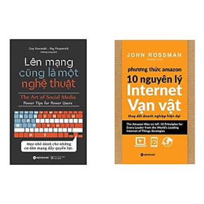 Combo Lên Mạng Cũng Là Một Nghệ Thuật + Phương Thức Amazon – 10 Nguyên Lý Internet Vạn Vật