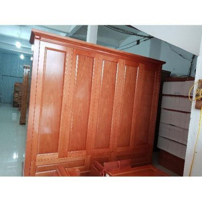Tủ áo 5 cánh gỗ xoan đào dài 2m4 x cao 2m1 x sâu 56
