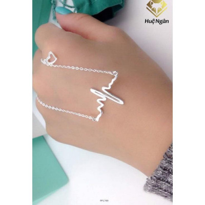 Dây chuyền bạc 925 Huệ Ngân - Nhịp tim PP1749