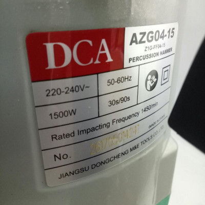 MÁY ĐỤC BÊ TÔNG 30MM 1520W DCA AZG04-15 - HÀNG CHÍNH HÃNG