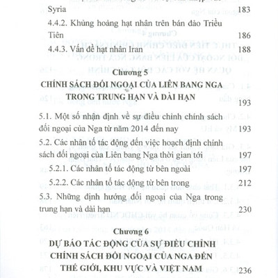 Điều Chỉnh Chính Sách Đối Ngoại Của Liên Bang Nga Từ Sau Khủng Hoảng Ucraina Và Những Tác Động (Sách Chuyên Khảo)