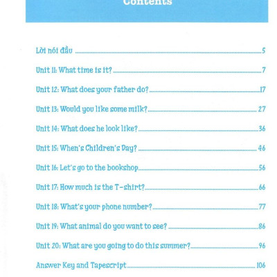 Chinh Phục 4 Kỹ Năng Tiếng Anh Nghe - Nói - Đọc - Viết Lớp 4 Tập 2