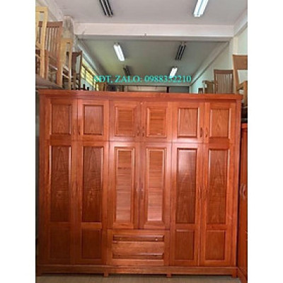 tủ áo 6 cao 2 tầng
