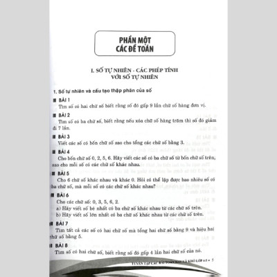 Tuyển Tập Các Bài Toán Hay Và Khó Lớp 4-5 (Theo Chương Trình Giáo Dục Phổ Thông Mới)