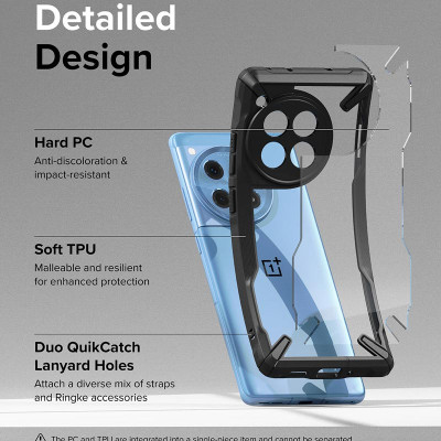 Ốp lưng dành cho OnePlus 12R RINGKE Fusion X - Hàng Chính Hãng