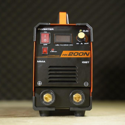 MÁY HÀN QUE ĐIỆN TỬ MMA INVERTER 200A 220V (1.6-3.2MM) HỒNG KÝ HK200N - HÀNG CHÍNH HÃNG