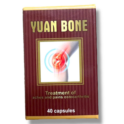 Viên uống đau nhức xương khớp Yuan Bone xuất xứ Malaysia - Hộp 40 viên - Mã số 1361
