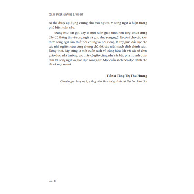 Sách GIÁO DỤC SONG NGỮ - CÁC VẤN ĐỀ SONG NGỮ, ĐA NGỮ MỚI NHẤT TRONG GIẢNG DẠY VÀ NGHIÊN CỨU