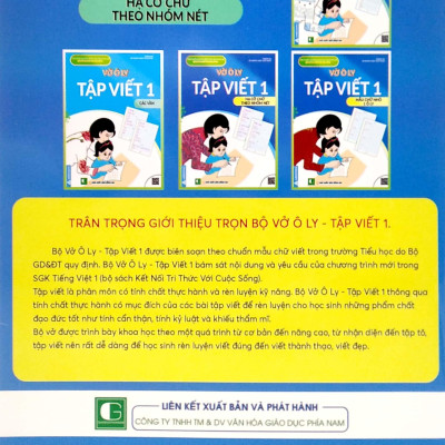 Vở Ô Ly Tập Việt 1 - Hạ Cỡ Chữ Theo Nhóm Nét