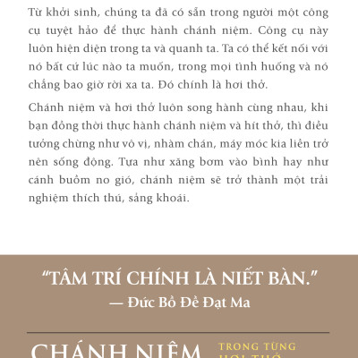Combo 2 Cuốn Sống Chánh Niệm Trong Từng Hơi Thở & Khoảnh Khắc - Vanlangbooks