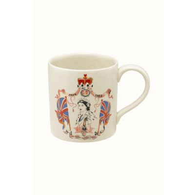 Cath Kidston - Ly/Made in England Jubilee Mug - Queen Placement - Cream -1054477