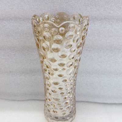 Bình cắm hoa thủy tinh màu ánh vàng cao cấp 30cm  - ANTH505