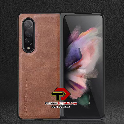 Ốp lưng da cho SamSung Galaxy Z Fold3 5G chính hãng X-level - Hàng chính hãng