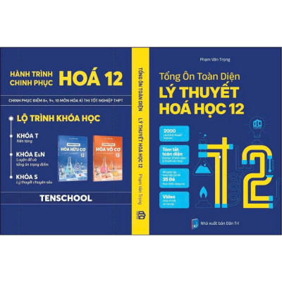 Sách Tổng Ôn Toàn Diện Lý Thuyết Hóa Học 12 thầy Phạm Văn Trọng
