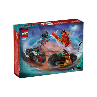 LEGO NINJAGO 71838 Đồ Chơi Lắp Ráp Bộ Đôi Xe Đua Tốc Độ Của Kai (79 chi tiết)
