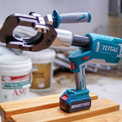 MÁY CẮT CÁP THỦY LỰC PIN 20V 85MM (KÈM 2 PIN LITHIUM 20V/4.0AH) TOTAL TRCLI2002 - HÀNG CHÍNH HÃNG