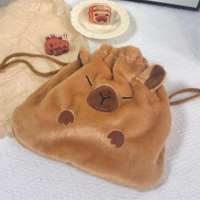 Đồ chơi túi rút dây hình Capybara Value Toys