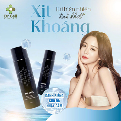 Xịt Khoáng Tế Bào Gốc Dr Cell 120ml cấp ẩm phục hồi da cho da tươi trẻ - Hàng Chính Hãng