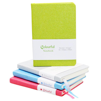 Sổ Colourful Notebook A6 - Dòng Kẻ Chấm - 120 Trang 100gsm - The Sun - Màu Hồng