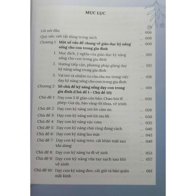 100 kỹ năng sống dạy con trong gia đình từ 3 đến 10 tuổi tập 1 ( HA)