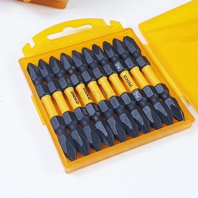 BỘ MŨI BẮT VÍT 2 ĐẦU BAKE 10 CHI TIẾT INGCO SDBIM21PH233 - HÀNG CHÍNH HÃNG