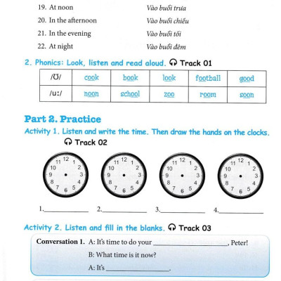 Chinh Phục 4 Kỹ Năng Tiếng Anh Nghe - Nói - Đọc - Viết Lớp 4 Tập 2