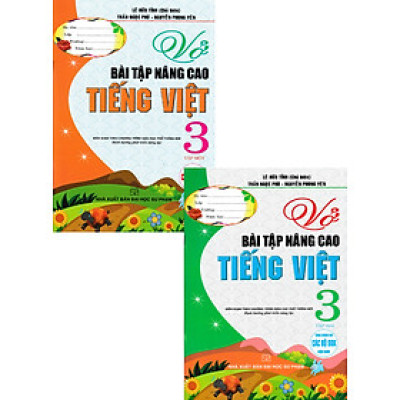 Sách tham khảo- Combo Vở Bài Tập Nâng Cao Tiếng Việt 3 (Biên Soạn Theo Chương Trình GDPT Mới) (Bộ 2 Cuốn)_HA