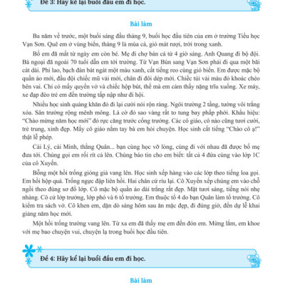 Sách - 199 Bài và Đoạn Văn Hay Lớp 3 - Biên soạn theo CT GDPT mới - ndbooks